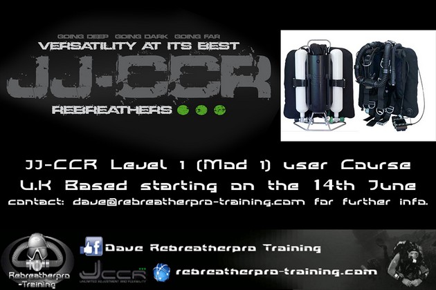 JJ CCR Level 1 course. - Rebreatherpro-Training