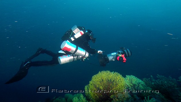 Another deep water shot on the wreck of The San Marco in Sardinia - Rebreatherpro-Training