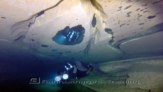 Cave Diving in the South of France - Rebreatherpro-Training