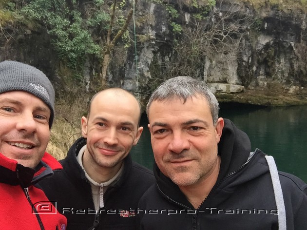 Cave diving In France - Rebreatherpro-Training