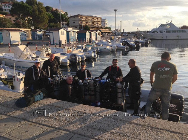 Bel Torrente Cave with Protec Sardinia. - Rebreatherpro-Training