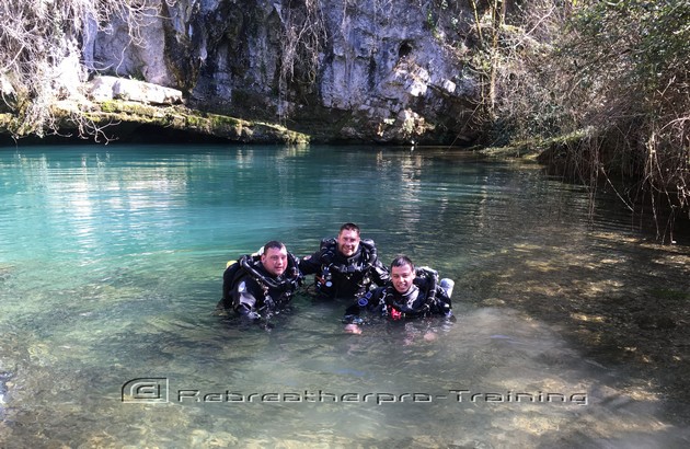 TDI CCR Full Cave Course in France - Rebreatherpro-Training