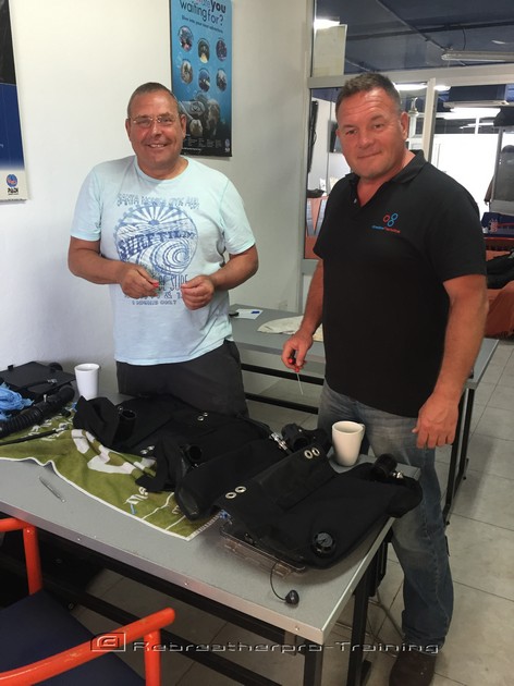 Congratulations to Steve and Steve on completing their JJ-CCR course - Rebreatherpro-Training