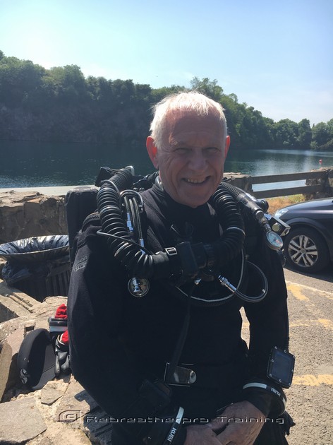 Congratulations to John who completed two try dives today on two different - Rebreatherpro-Training