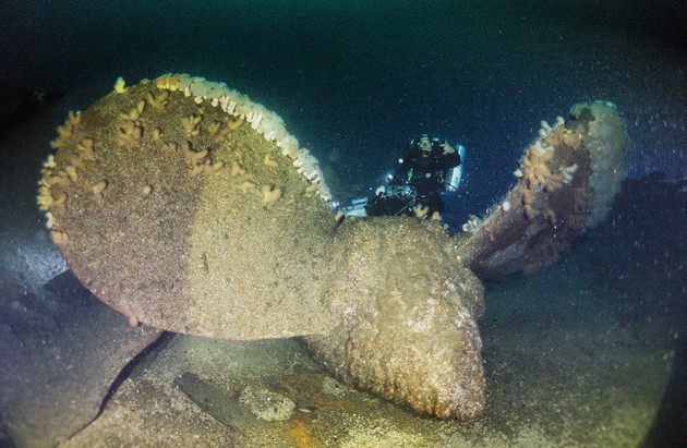 SS Justicia wreck, Malin Head - Rebreatherpro-Training