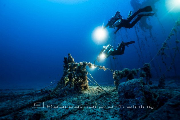 The wreck of the Valforita in Sicily - Rebreatherpro-Training