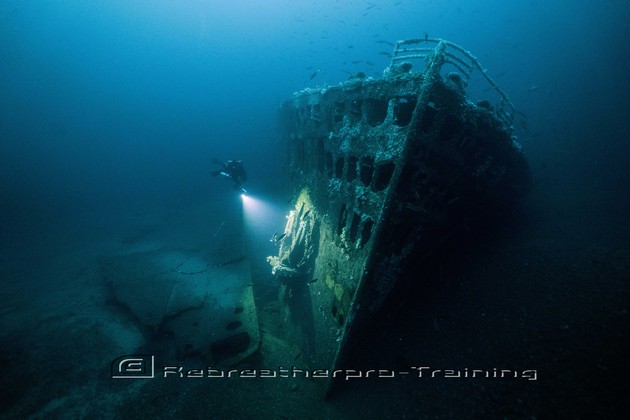 SS Justicia in Malin Head - Rebreatherpro-Training