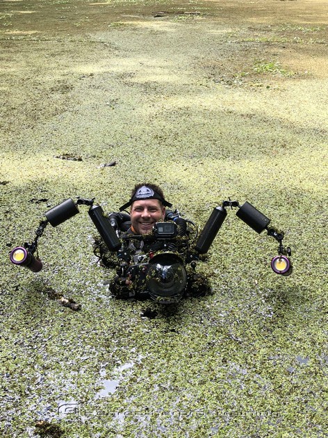 Duck Weed at Manatee Spring Florida - Rebreatherpro-Training