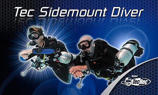 Padi sidemount and Tec sidemount Courses - Rebreatherpro-Training