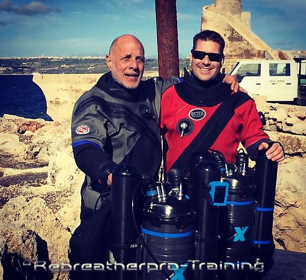 Congratulations to Carmel Vella on completing his X-CCR crossover courses - Rebreatherpro-Training