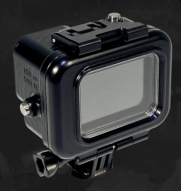 GoPro Housing for GoPro Hero 9/10 - rated to 500ft/150m - Rebreatherpro-Training