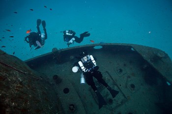 Sentinel diver in Malta Rebreatherpro-Training