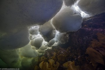 White Sea, Russia, Under the Ice Rebreatherpro-Training