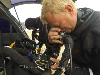 Matt Astil from Dive Academy Gran Canaria on his Mod1 Rebreather course Rebreatherpro-Training