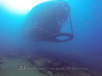 Not a rebreather, but a submarine for the tourists in Gran Canaria Rebreatherpro-Training