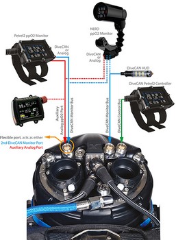 XCCR electrics by Shearwater Rebreatherpro-Training