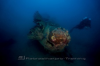 Iron Bottom Sound in Guadalcanal, The Solomons Rebreatherpro-Training