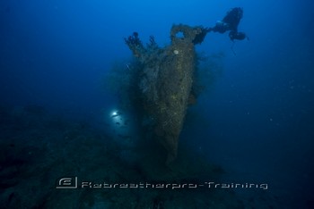 Iron Bottom Sound in Guadalcanal, The Solomons Rebreatherpro-Training