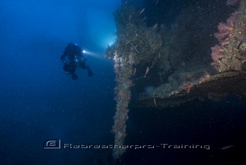 Iron Bottom Sound in Guadalcanal, The Solomons Rebreatherpro-Training