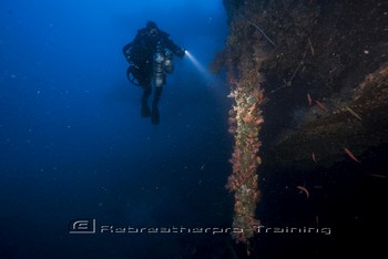 Iron Bottom Sound in Guadalcanal, The Solomons Rebreatherpro-Training