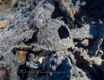 American Soldiers Helmet found on the SS Atlanta Rebreatherpro-Training