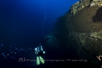 Iron Bottom Sound in Guadalcanal, The Solomons Rebreatherpro-Training