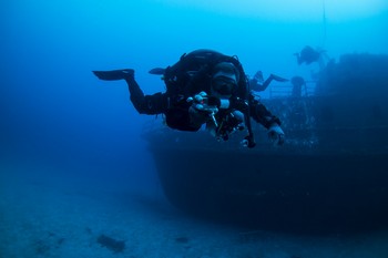 The Karwela wreck in Gozo Rebreatherpro-Training