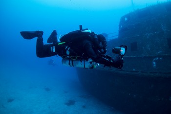 MV Karwela is one of the three diving wrecks Rebreatherpro-Training