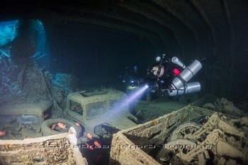 The Thistlegorm is one of the most popular and most dived sites in the world Rebreatherpro-Training