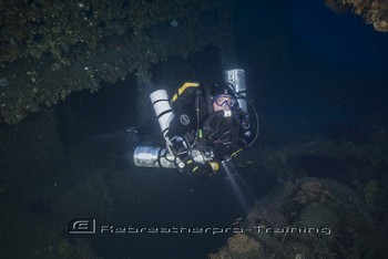 Sardinia Wreck and Cave Diving Rebreatherpro-Training