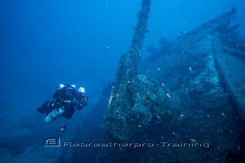 Sardinia Wreck and Cave Diving Rebreatherpro-Training