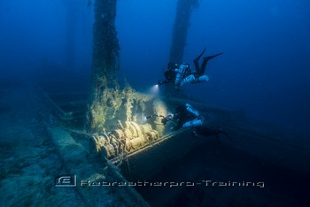 The wreck of the Valforita in Sicily Rebreatherpro-Training Rebreatherpro-Training