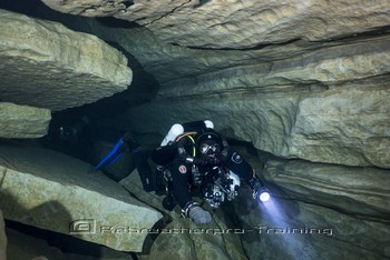 TDI CCR Full Cave Course in Lot France Rebreatherpro-Training