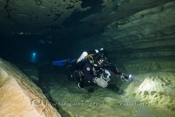 TDI CCR Full Cave Course in Lot France Rebreatherpro-Training