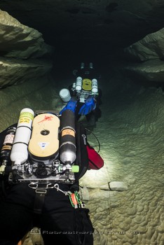 TDI CCR Full Cave Course in Lot France Rebreatherpro-Training