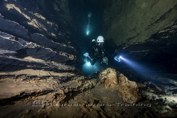 TDI CCR Full Cave Course in Lot France Rebreatherpro-Training